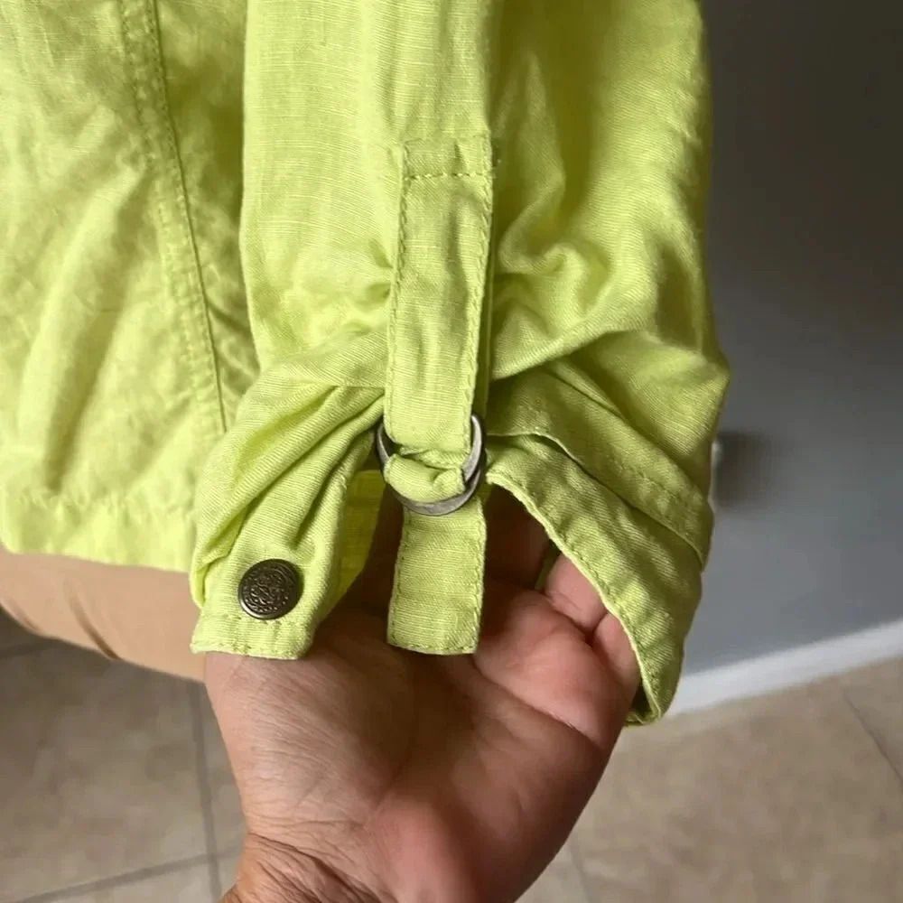 Drape Front Linen Jacket - image 6